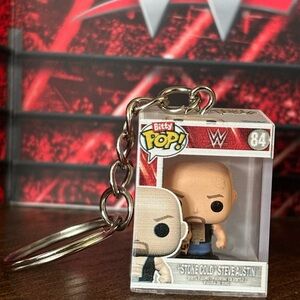 WWE - Stone Cold Steve Austin - Bitty POP CUSTOM Keychain